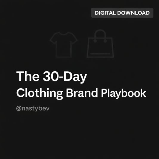 The 30-Day Clothing Brand Playbook